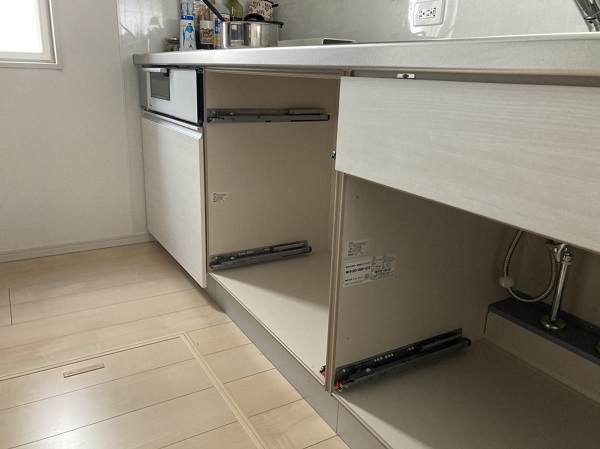 新！パナソニックKシリーズ食洗機を取り付ける　LIXILキッチン施工前
